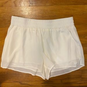 Lavender Brown White Shorts Size M